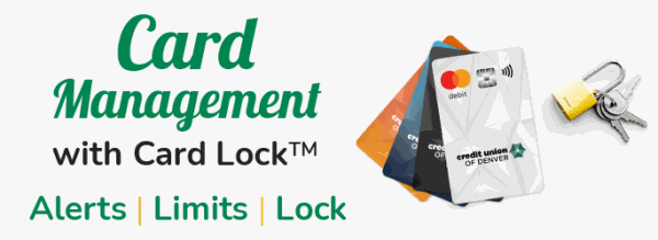 Card management with card lock