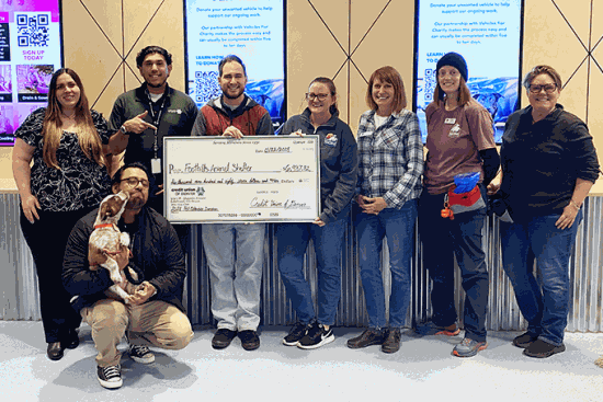 Foothills Animal Shelter check presentation