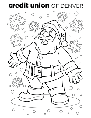 Holiday Coloring Sheet 1 2024