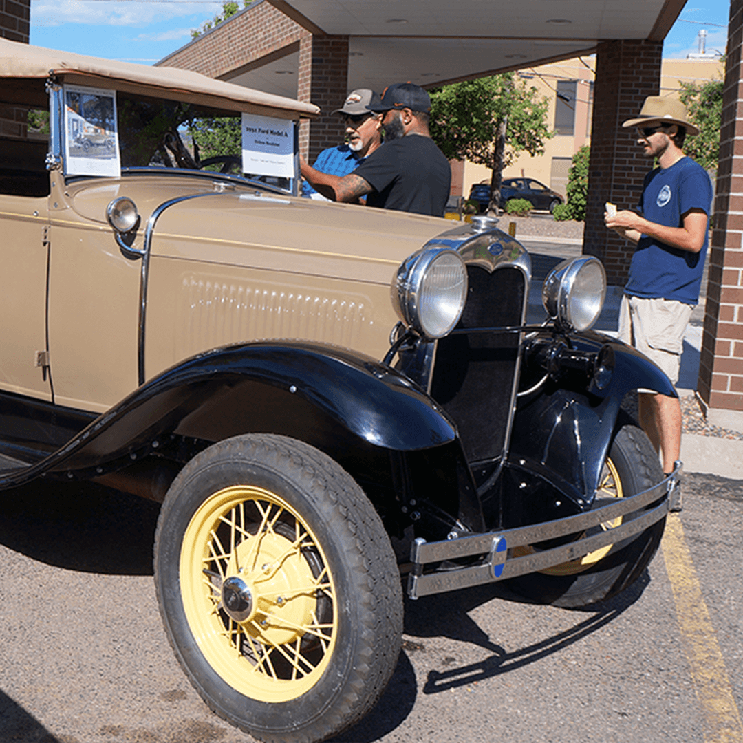 A vintage 1931 Ford vehicle