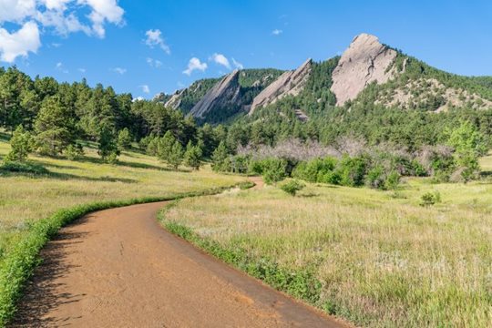 Flatiron Mountains in Boulder