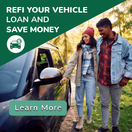 Refi your vehicle loan and save money. Learn more.